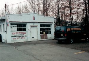 Campbell Garage Green Van